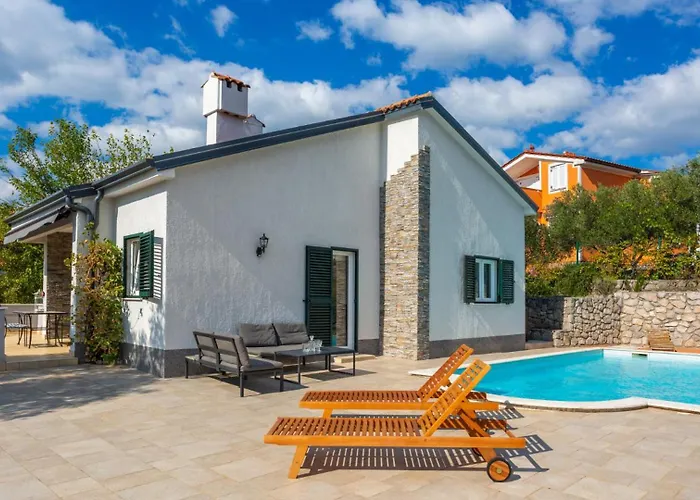 Lucija With Pool Island Krk By Guide * Kornić